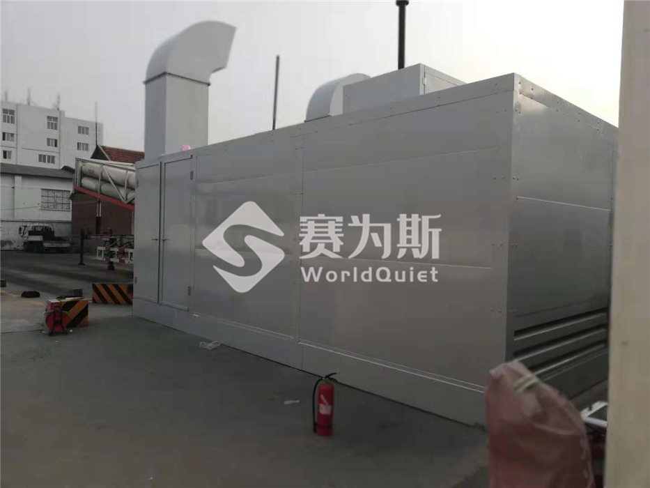 萊蕪中石油26加油站加氣設備隔聲罩