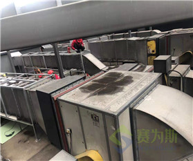 蘇州協鑫廣場裙樓抽油煙風機降噪處理