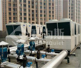 風冷熱泵機組噪音治理可以運用什么方法？