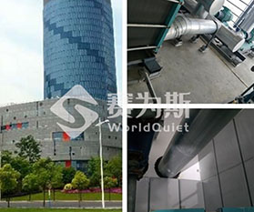 水泵噪聲治理-南通啟瑞廣場水泵板換機房降噪